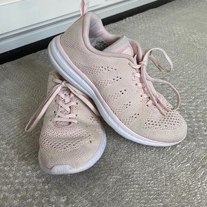 APL Women's TechLoom Pro Bleached Pink / Metallic Pearl / White - 9